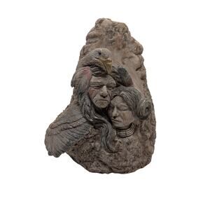 Albert Alfaro Jr Handcrafted Native American Sculpture Intricate Feathered Fig